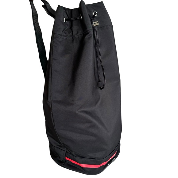 NEW PRADA Luna Rossa Extreme Travel Bag Duffle Bag Black Nylon Drawstring - Picture 1 of 16